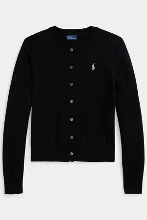 ラルフ ローレン/RALPH LAURENの【POLO RALPH LAUREN】コットン クルーネック カーディガン(110300/110303)