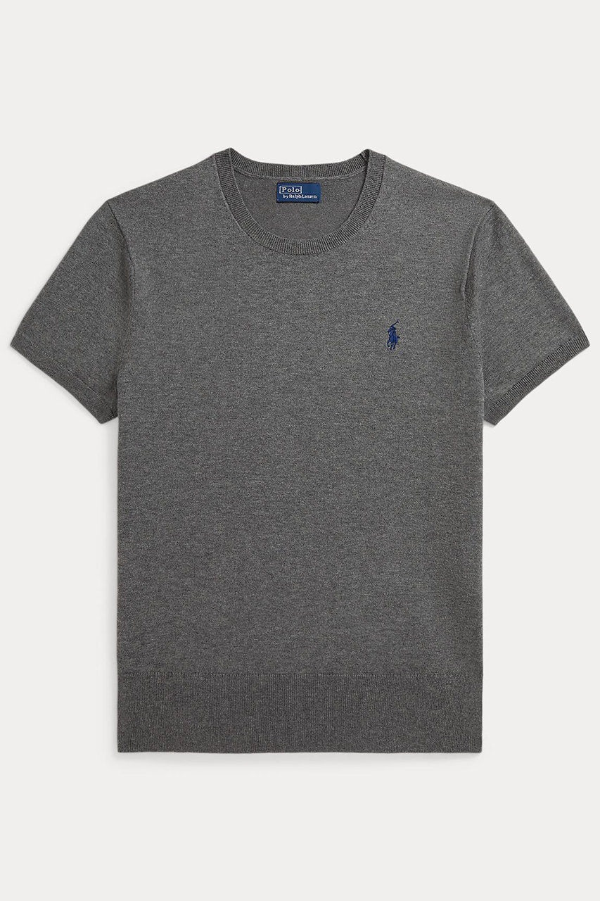 ラルフ ローレン/RALPH LAURENの【POLO RALPH LAUREN】ショートスリーブ クルーネック セーター(グレー/WMPOSWENC021392)