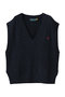 【POLO RALPH LAUREN】ケーブルニット ウールカシミヤ セーター ベスト ラルフ ローレン/RALPH LAUREN ネイビー