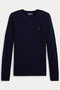 【POLO RALPH LAUREN】ケーブル ウールカシミヤ クルーネック セーター ラルフ ローレン/RALPH LAUREN ネイビー