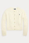 【POLO RALPH LAUREN】ケーブルニット ウールカシミヤ カーディガン ラルフ ローレン/RALPH LAUREN ホワイト
