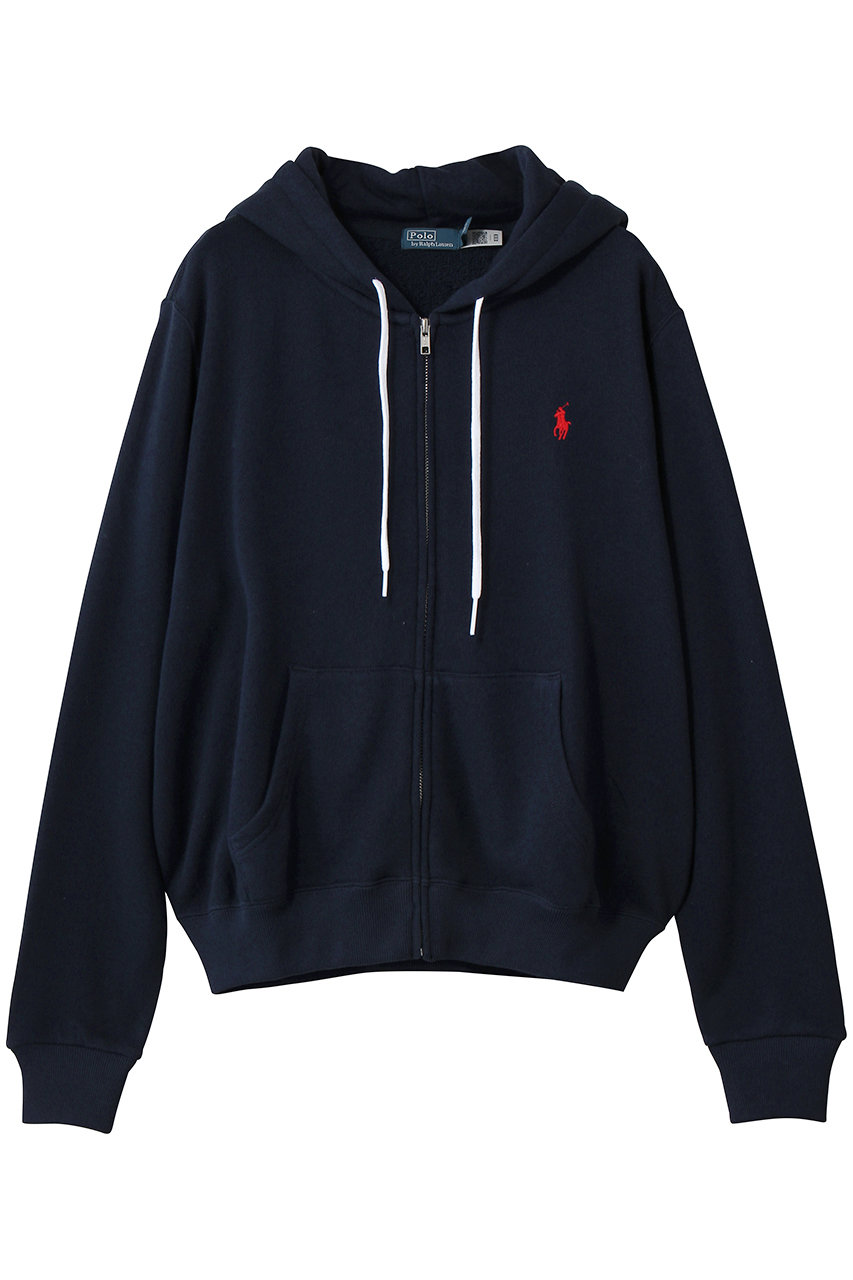 ラルフ ローレン/RALPH LAURENの【POLO RALPH LAUREN】ライトウェイト フリース フルジップ フーディ(ネイビー/WMPOKNINFB21035)