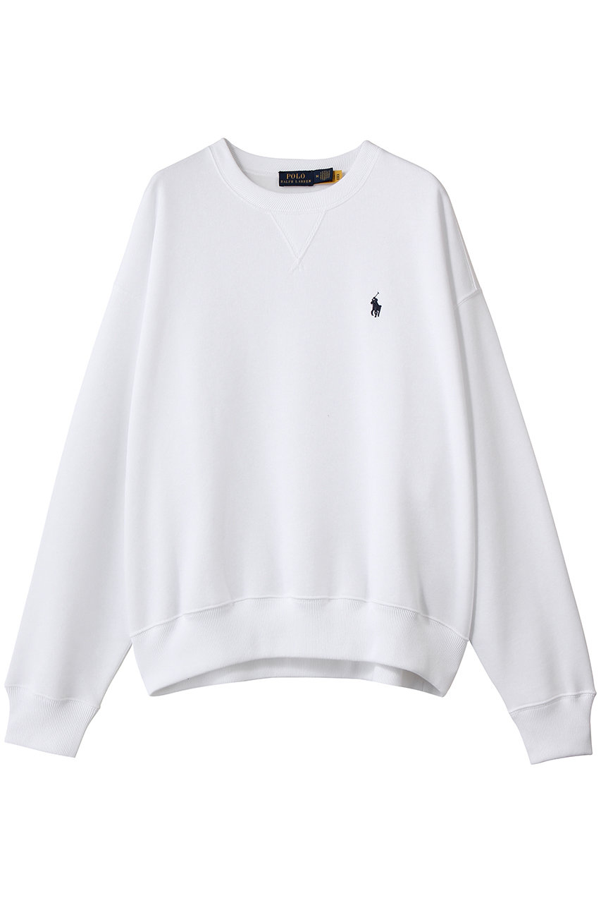 POLO RALPH LAUREN 刺繍入りホワイトスウェット RALPH LAUREN(ラルフ ローレン)｜【POLO RALPH LAUREN】フリース