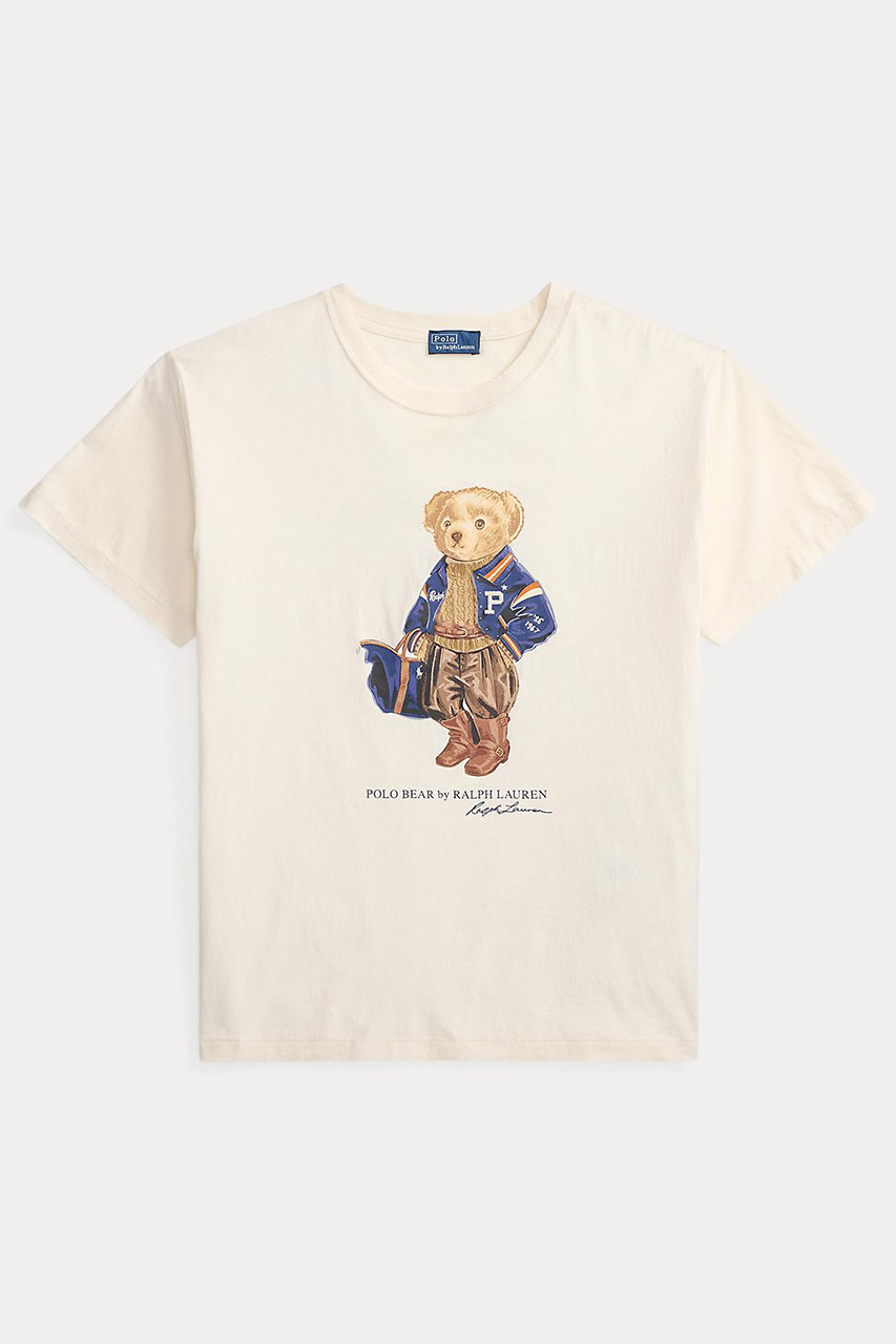 ラルフ ローレン/RALPH LAURENの【POLO RALPH LAUREN】Polo ベア コットン ジャージー Tシャツ(ホワイト/WMPOKNINCU21335)