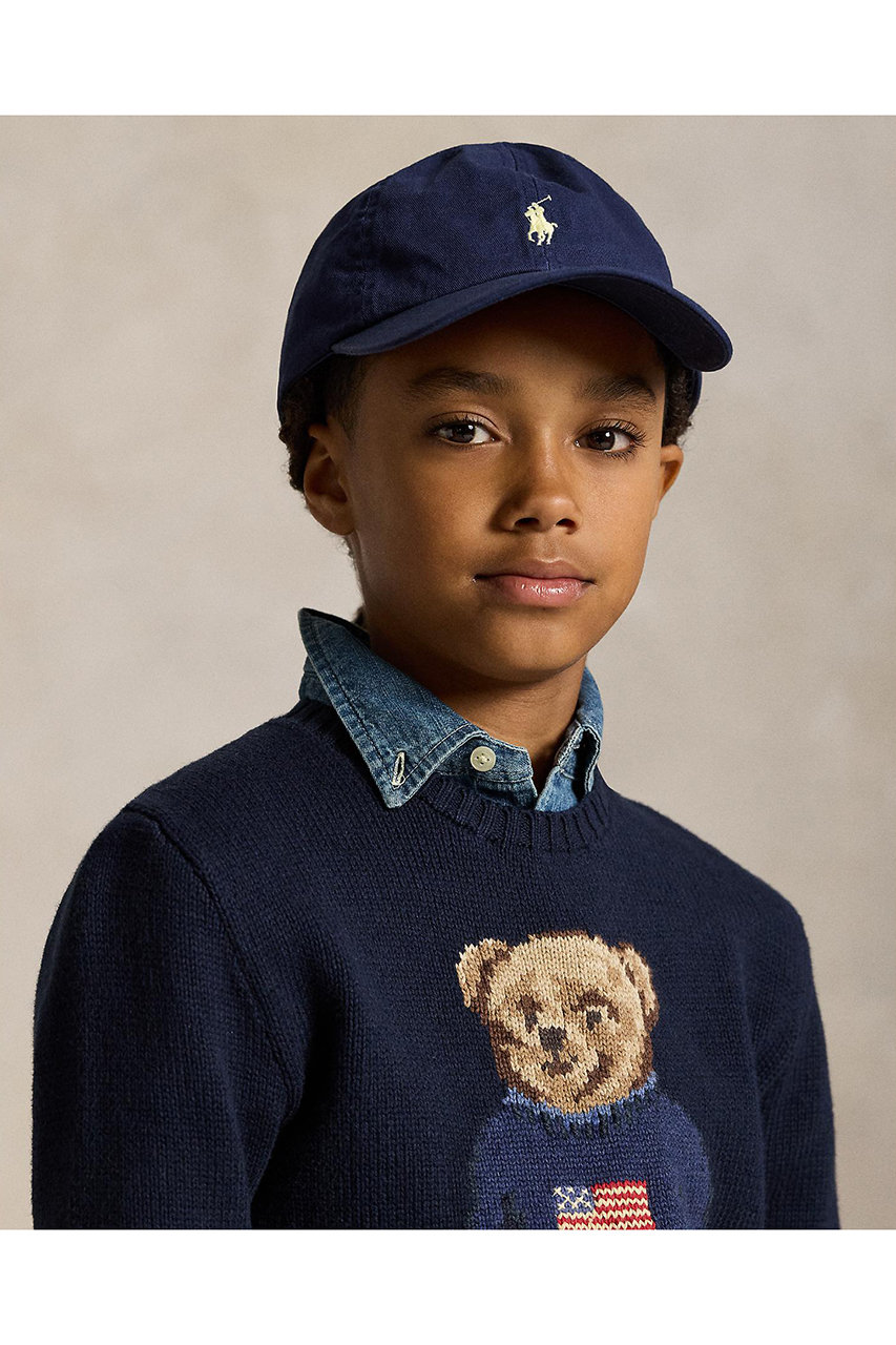 Polo Ralph Lauren ネイビーキャップ ネイビー 紺色 RALPH LAUREN(ラルフ ローレン)｜【KIDS】【POLO RALPH LAUREN】アイ