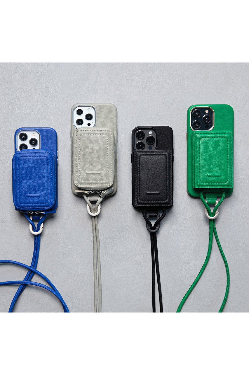 objects io 15pro オブジェクツアイオー iphoneケース objcts.io/オブジェクツアイオー/iPhone CARABINER LEATHER CASE