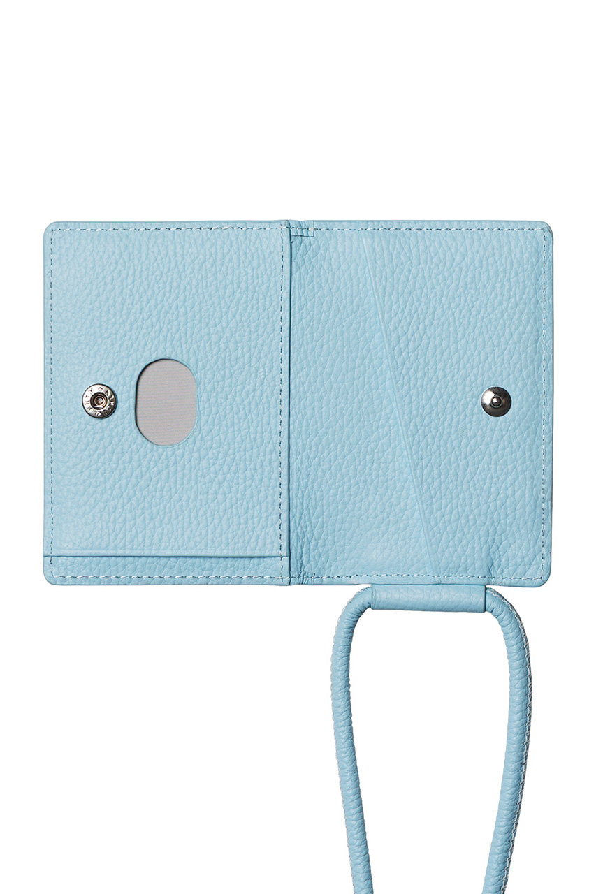 オブジェクツアイオー/objcts.ioのショルダーストラップ付カードケース（iPhoneアクセサリー ）(ライトブルー/O24A1171FRSSA25)