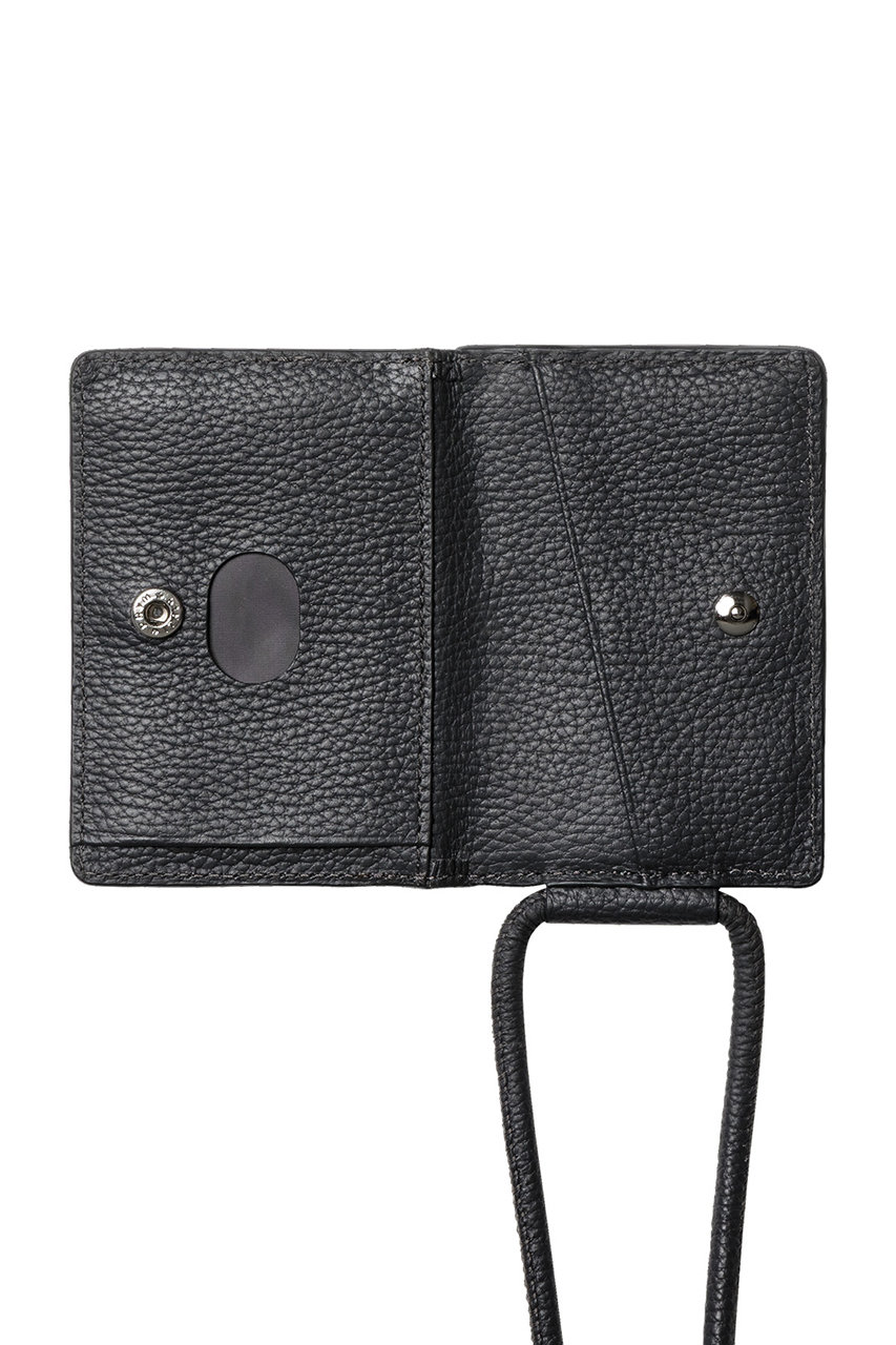 オブジェクツアイオー/objcts.ioのショルダーストラップ付カードケース（iPhoneアクセサリー ）(チャコール/O25A1372FRSSA74)