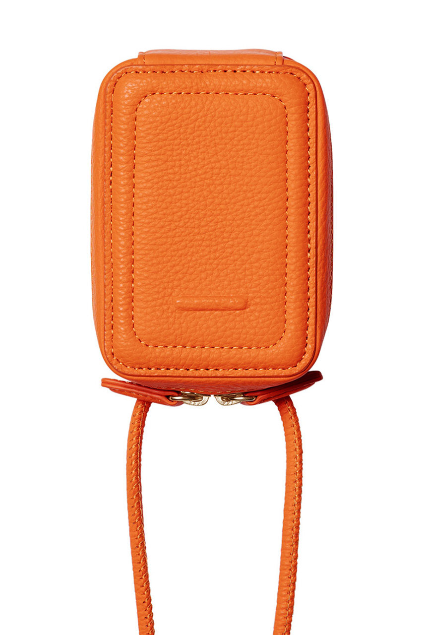 オブジェクツアイオー/objcts.ioのショルダーストラップ付マイクロバッグ（iPhoneアクセサリー ）(パンプキン/O25S1271FRSSA35)