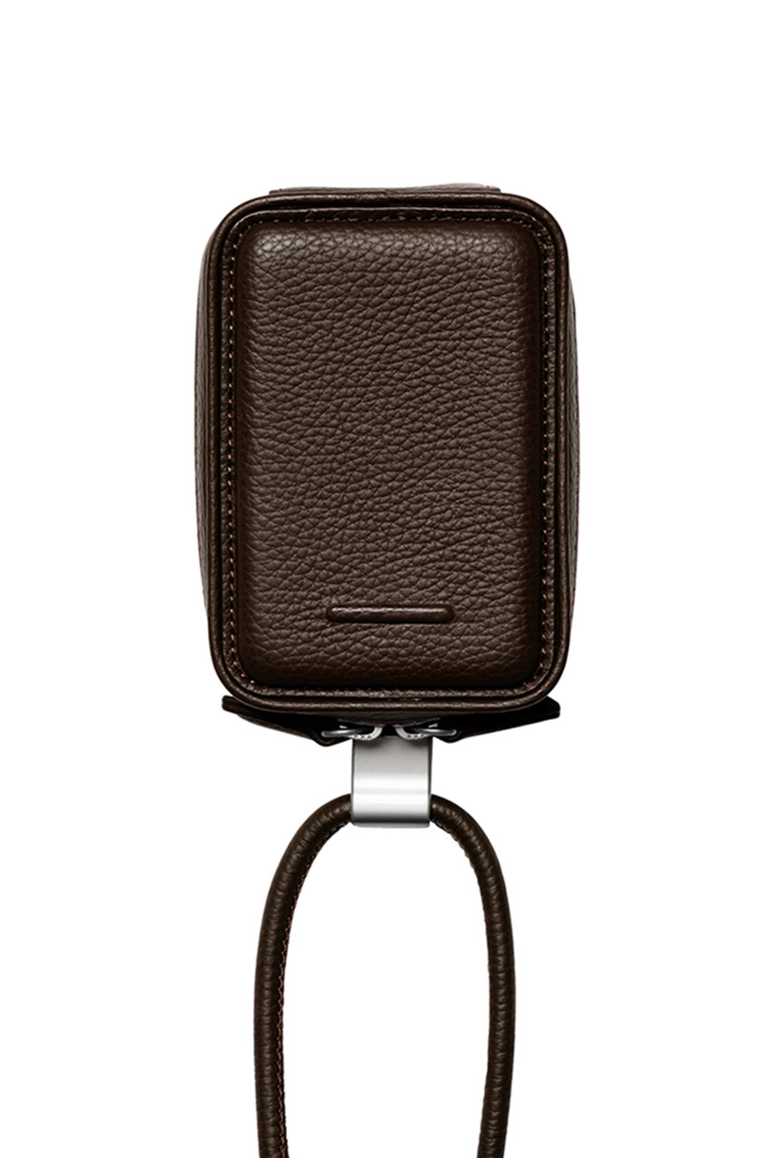 デタッチャブルストラップ付レザーマイクロバッグ(iPhoneアクセサリー )
