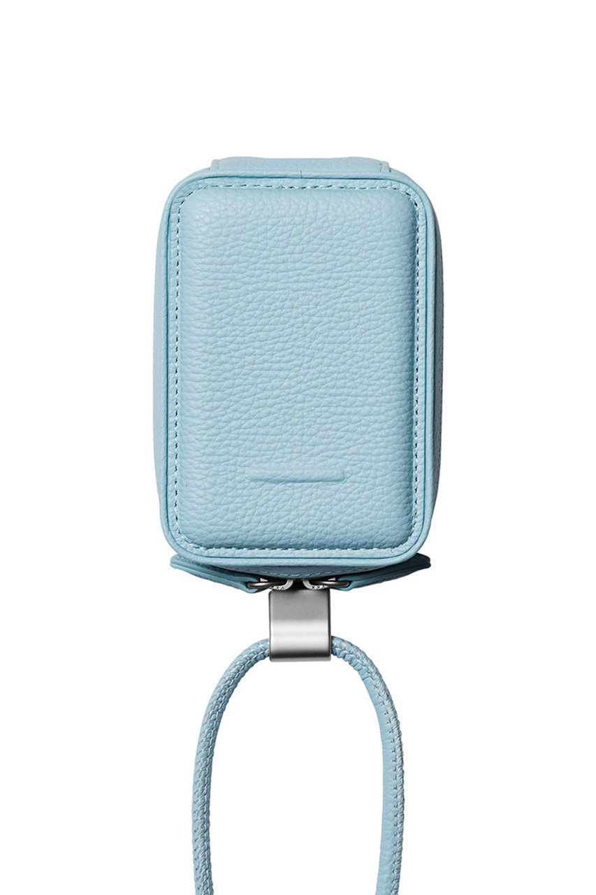 オブジェクツアイオー/objcts.ioのデタッチャブルストラップ付レザーマイクロバッグ（iPhoneアクセサリー ）(ライトブルー/O25A1325FRSSA35)