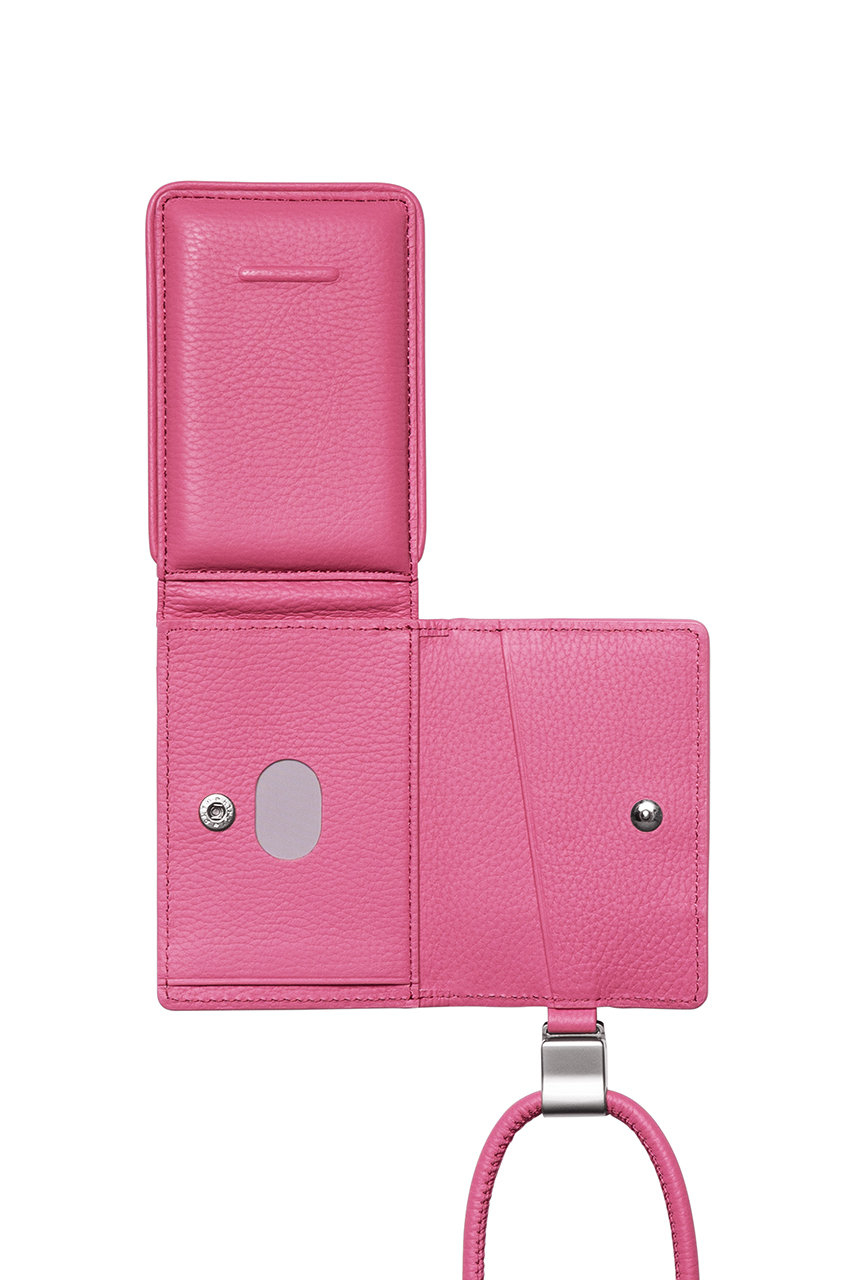 デタッチャブルストラップ付レザーウォレット(iPhoneアクセサリー )