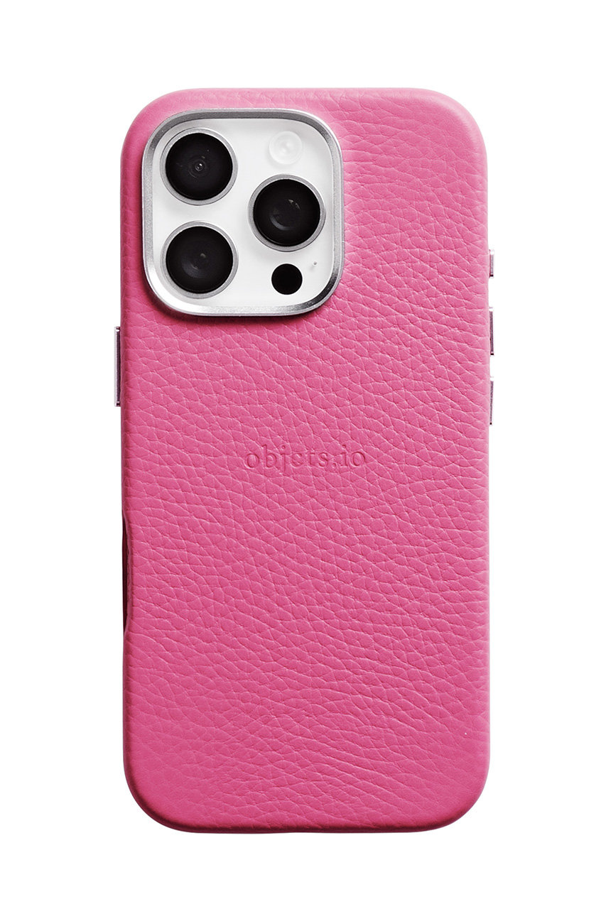 objcts.io iPhone17 ケース（MagSafe対応） (ショッキングピンク, 17Pro) オブジェクツアイオー ELLE SHOP