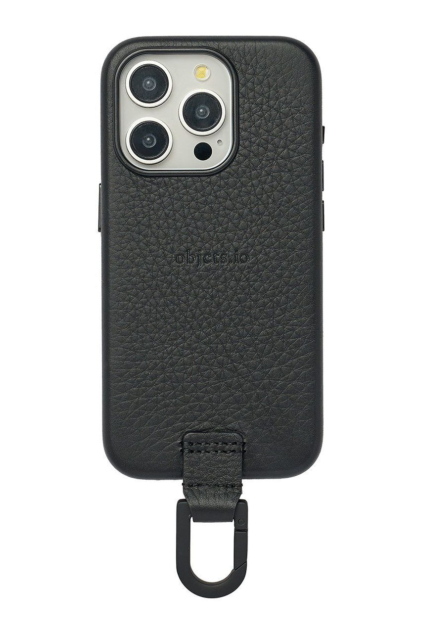 objcts.io iPhone17 ケース カラビナ付き(MagSafe対応) (ブラック, 17Pro) オブジェクツアイオー ELLE SHOP objcts.io iPhone17 ケース カラビナ付き(MagSafe対応) (ブラック, 17Pro) オブジェクツアイオー ELLE SHOP