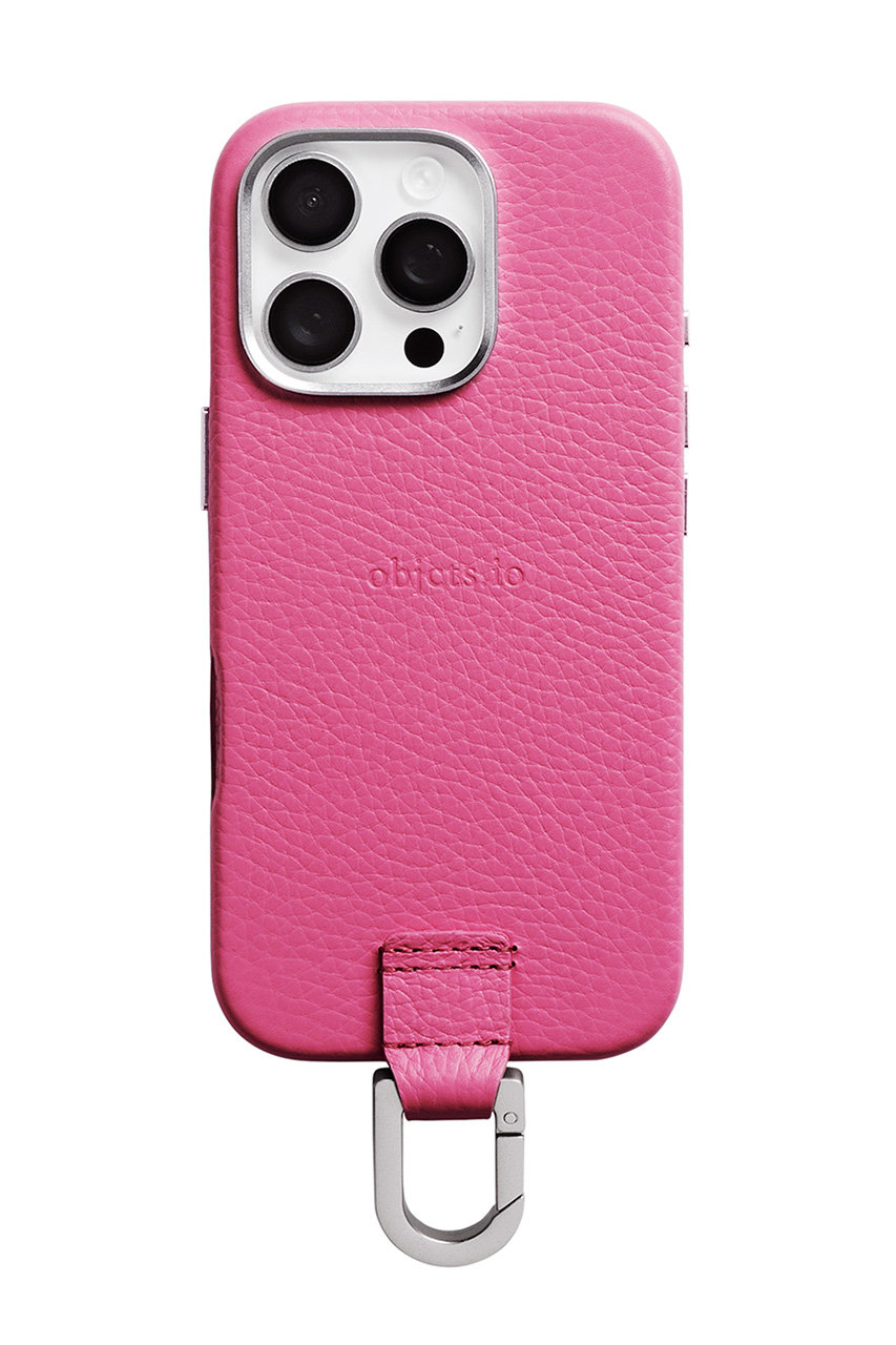 objcts.io iPhone17 ケース カラビナ付き(MagSafe対応) (ショッキングピンク, 17Pro) オブジェクツアイオー ELLE SHOP objcts.io iPhone17 ケース カラビナ付き(MagSafe対応) (ショッキングピンク, 17Pro) オブジェクツアイオー ELLE SHOP