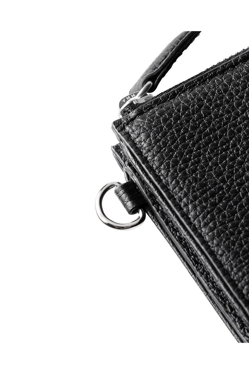 objcts.io(オブジェクツアイオー)｜マイクロジップウォレット/ブラック