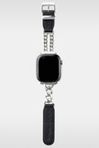 レザーハイブリッド チェーンバンド for Apple Watch - シルバー925 オブジェクツアイオー/objcts.io