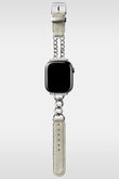 レザーハイブリッド チェーンバンド for Apple Watch - シルバー925 オブジェクツアイオー/objcts.io