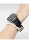 【受注生産】レザーハイブリッド ダブルラップバンド パール for Apple Watch オブジェクツアイオー/objcts.io
