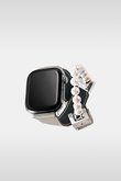 レザーハイブリッド ダブルラップバンド パール for Apple Watch オブジェクツアイオー/objcts.io