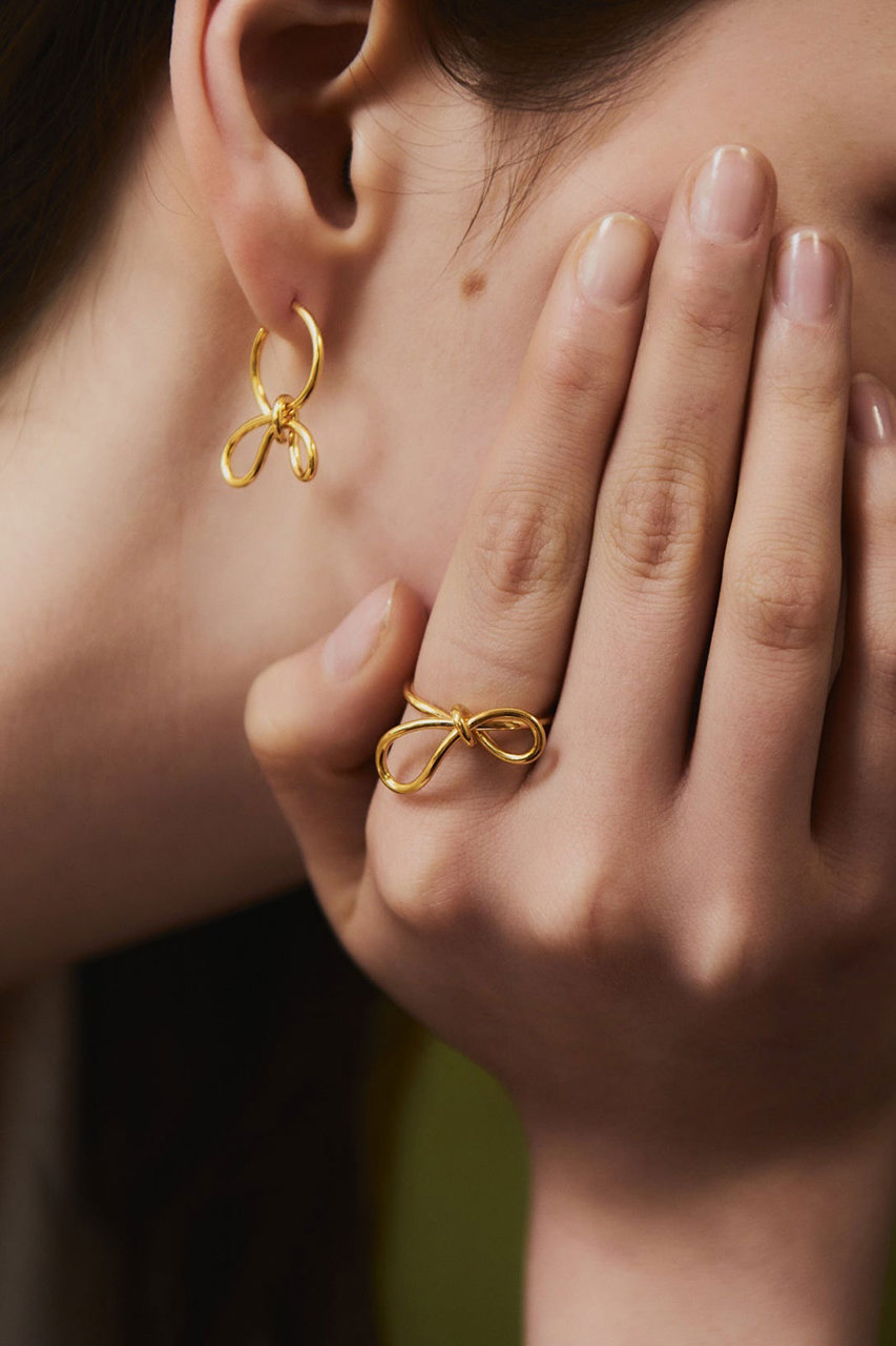 BAR Jewellery(バー ジュエリー)｜TINY FIOCCO ピアス/ゴールド の通販