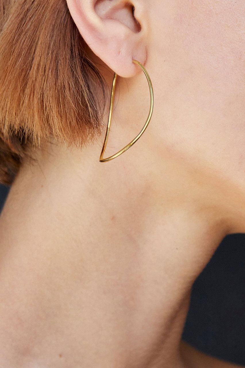 BAR Jewellery(バー ジュエリー)｜CONTOUR ピアス/ゴールド の