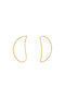 TWISTED CONTOUR ピアス バー ジュエリー/BAR Jewellery ゴールド