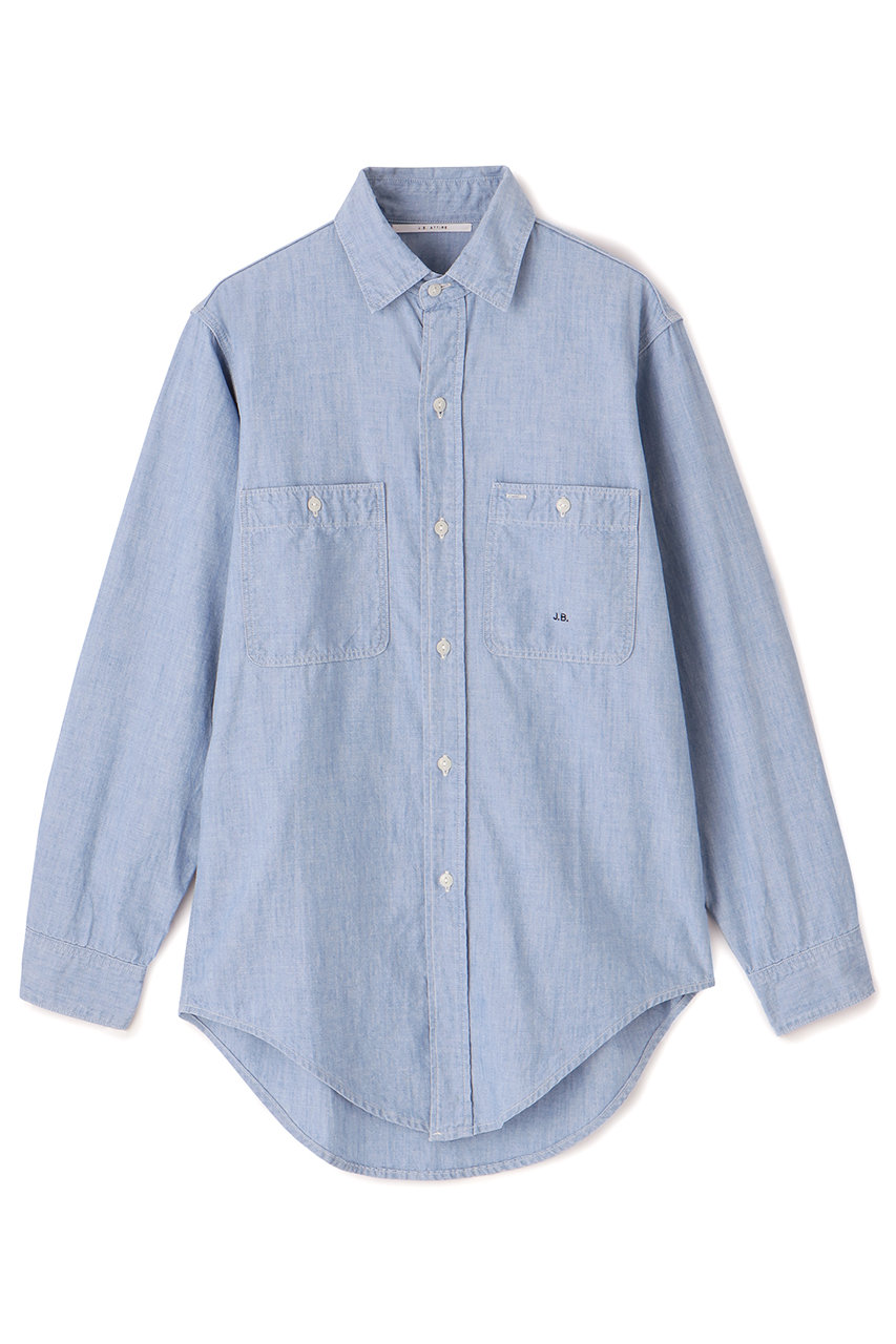 ジェービーアタイア/J.B. ATTIREのRIVIERA CHAMBRAY SHIRT(BLUE/JBG-2401)