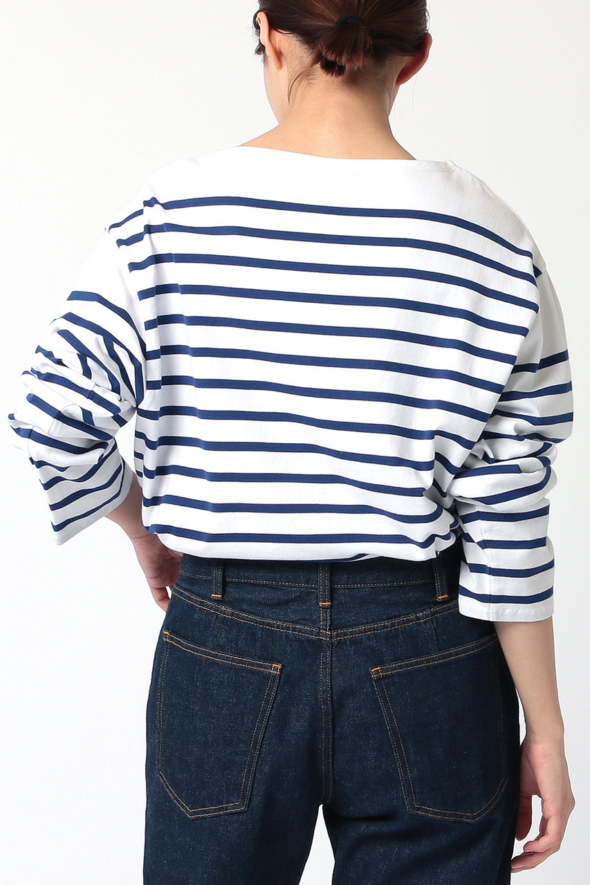 J.B. ATTIRE(ジェービーアタイア)｜CHAMB?RY BASQUE SHIRT/WHITE×BLUE