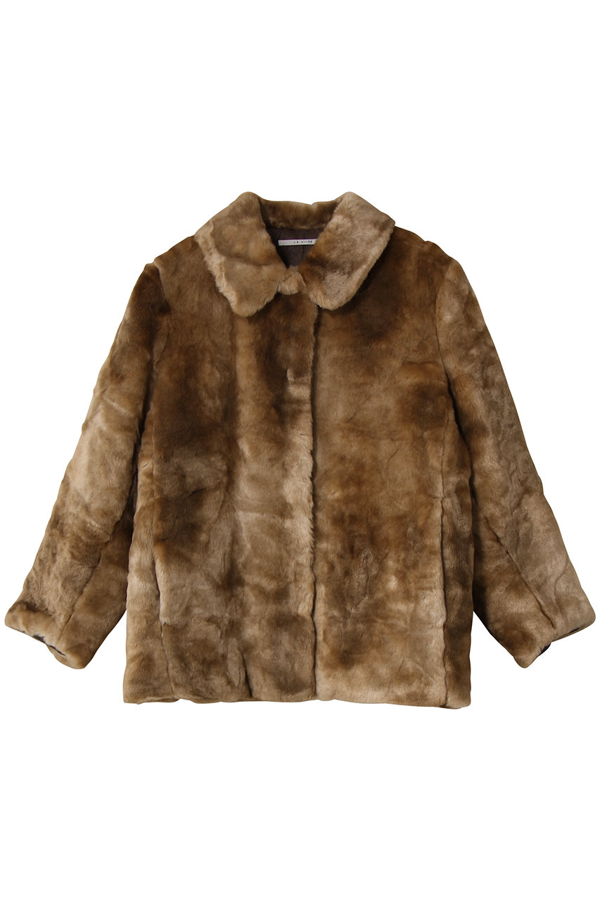 J.B. ATTIRE NEW YORK FUR JACKET (ブラウン, 1) ジェービーアタイア ELLE SHOP J.B. ATTIRE NEW YORK FUR JACKET (ブラウン, 1) ジェービーアタイア ELLE SHOP
