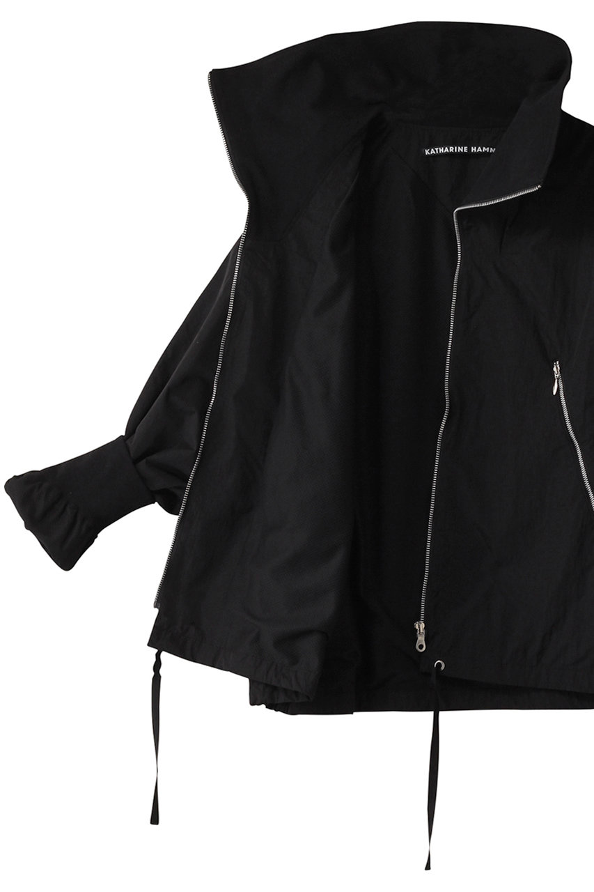キャサリンハムネット 2WAYコットンフーディ ハイネックライダースジャケット KATHARINE HAMNETT(キャサリン・ハムネット)｜【UNISEX