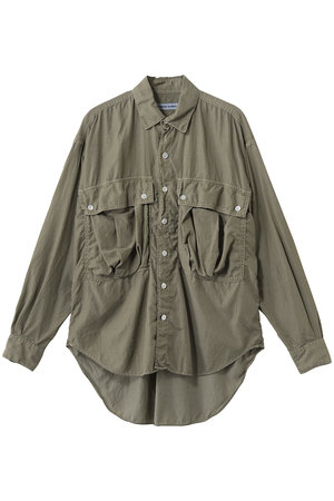 キャサリン・ハムネット/KATHARINE HAMNETTのパラシュートロングテールシャツ(110400/110403)