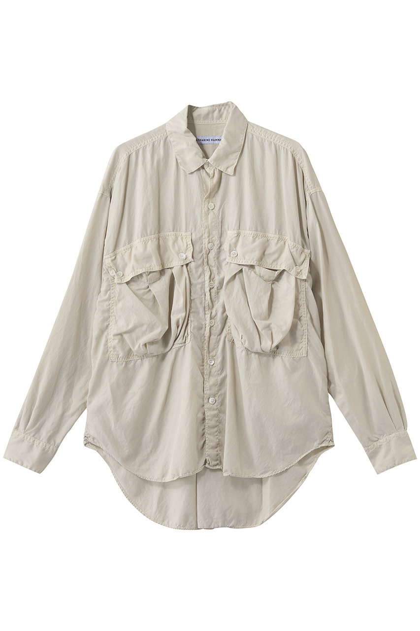 パラシュートロングテールシャツ