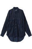 【UNISEX】パラシュートロングテイルシャツ