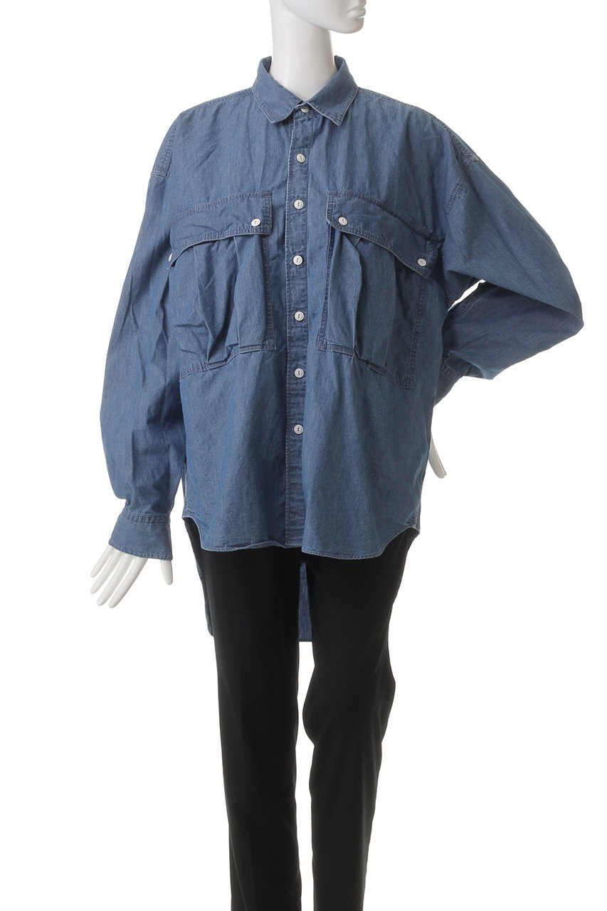 ロンハーマン キャサリンハムネット ライトブルー リネンシャツ XS RHC 美品 KATHARINE HAMNETT キャサリンハムネット Ron Herman