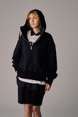 【UNISEX】ハイネックジップフーディ