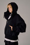 【UNISEX】ハイネックジップフーディ キャサリン・ハムネット/KATHARINE HAMNETT