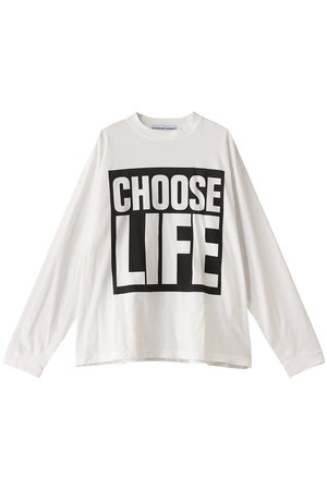 キャサリン・ハムネット/KATHARINE HAMNETTの【UNISEX】ロングスリーブスローガンTシャツ(110100/110103)