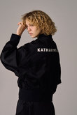 80s キャサリンハムネット　ブラック ジャケット リネンブルゾン REBIRTH PROJECT STORE｜KATHARINE HAMNETT/(U)LIONEL JACKET