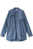 【UNISEX】マルチポケットデニムシャツ