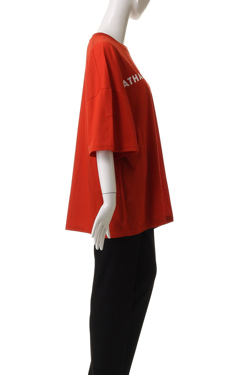 KATHARINE HAMNETT LONDON top/ トップス KATHARINE HAMNETT OVER SIZED FRONT LOGO TEE (WHITE)の商品