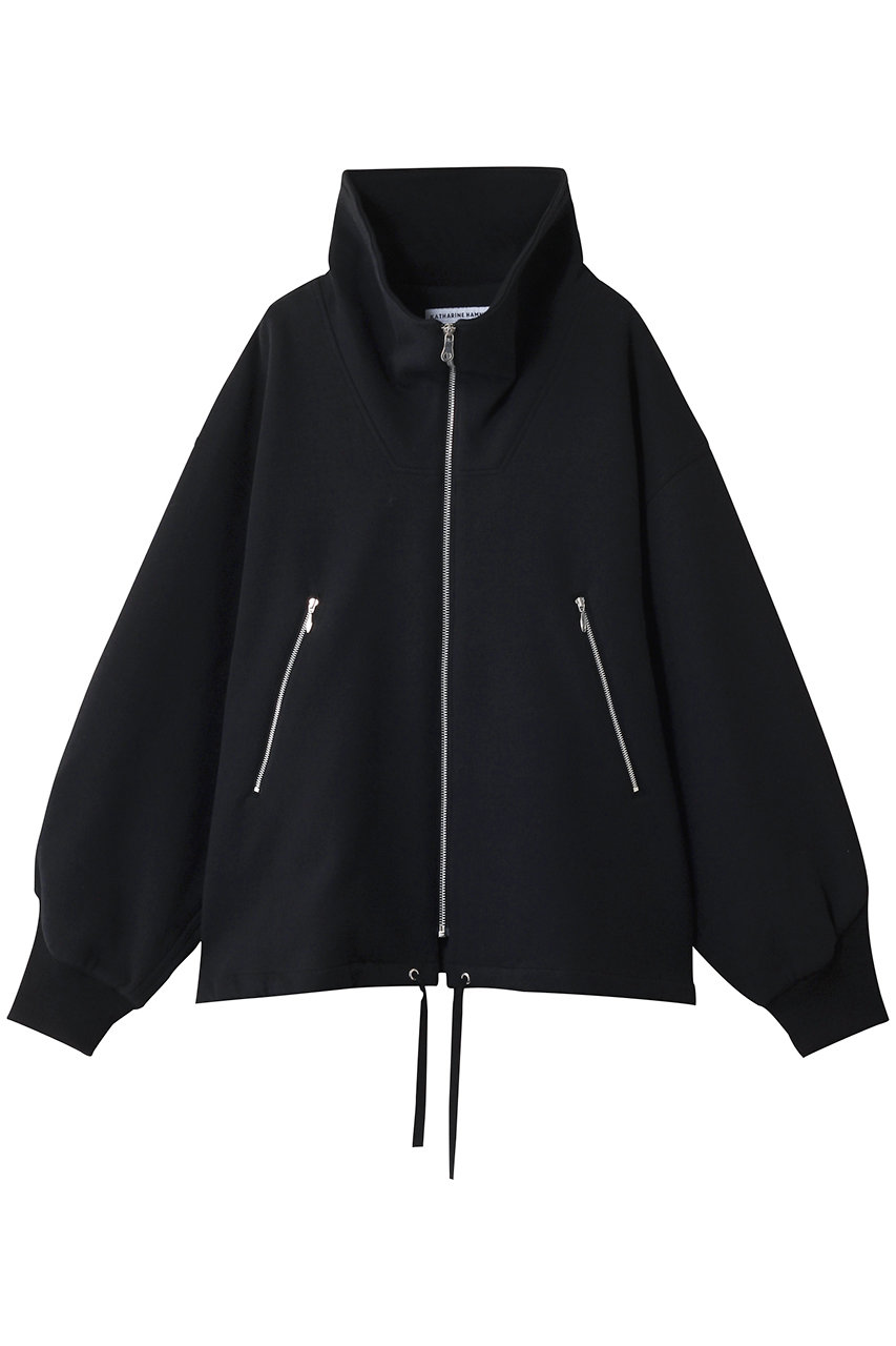 KATHARINE HAMNETT ダブルニットハイネック ジップジャケット (ネイビー, M) キャサリン・ハムネット ELLE SHOP KATHARINE HAMNETT ダブルニットハイネック ジップジャケット (ネイビー, M) キャサリン・ハムネット ELLE SHOP