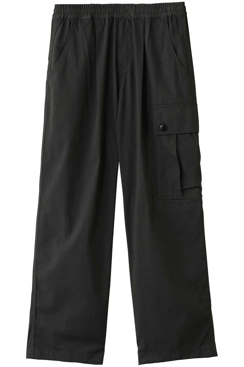 キャサリン・ハムネット/KATHARINE HAMNETTのリサイクルナイロン イージーワイド カーゴパンツ(グリーン/25A-KHP-01)