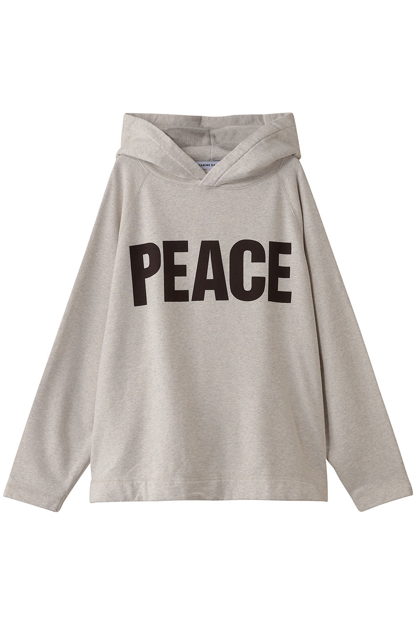 KATHARINE HAMNETT ガーメント ウオッシュ スローガン フーディ プルオーバー (ライトグレー, M) キャサリン・ハムネット ELLE SHOP KATHARINE HAMNETT ガーメント ウオッシュ スローガン フーディ プルオーバー (ライトグレー, M) キャサリン・ハムネット ELLE SHOP