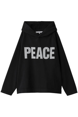 キャサリン・ハムネット/KATHARINE HAMNETTのガーメント ウオッシュ スローガン フーディ プルオーバー(110100/110105)