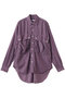 パラシュート ロングテールシャツ キャサリン・ハムネット/KATHARINE HAMNETT パープル