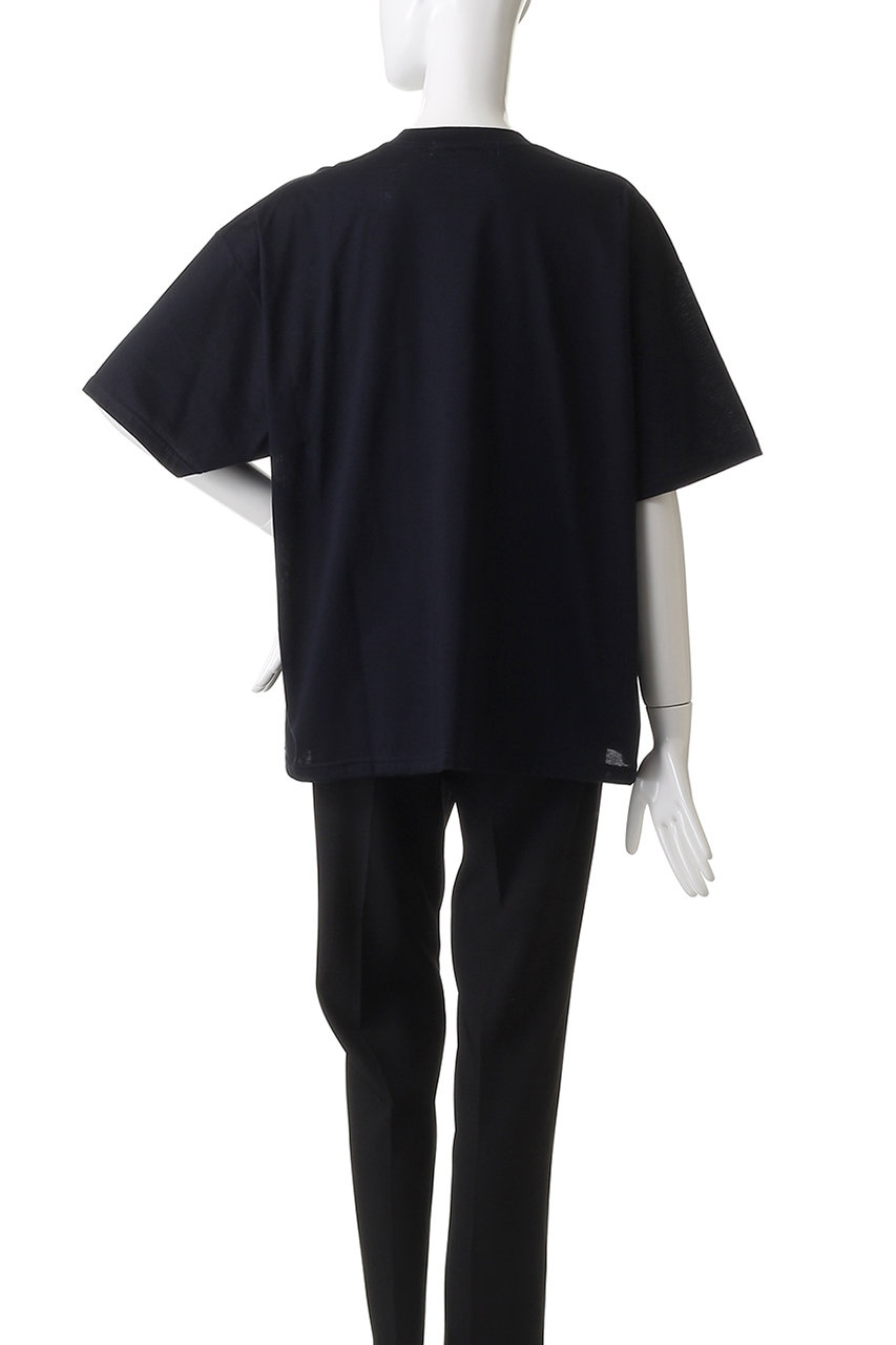キャサリンハムネット KATHARINE HAMNETT ブラックシャツ KATHARINE HAMNETT OVER SIZED FRONT LOGO TEE (BLACK)の商品