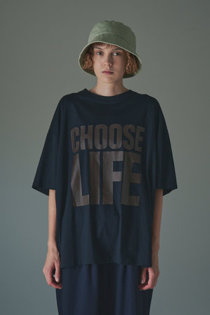 キャサリンハムネット tシャツ 黒 半袖 オーバーサイズ ロゴT KATHARINE HAMNETT｜キャサリン・ハムネットのカットソー・T