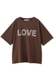 【UNISEX】ハーフスリーブ ウォッシュド スローガンTシャツ