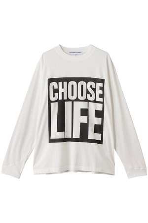 キャサリン・ハムネット/KATHARINE HAMNETTの【UNISEX】ロングスリーブ スローガンTシャツ(110100/110103)